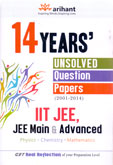 iit-jee-,-jee-main-advanced-unsolved-question-papers-14-years